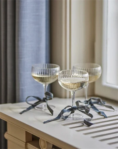 Bloomingville - Astrid Champagneglas - Klar